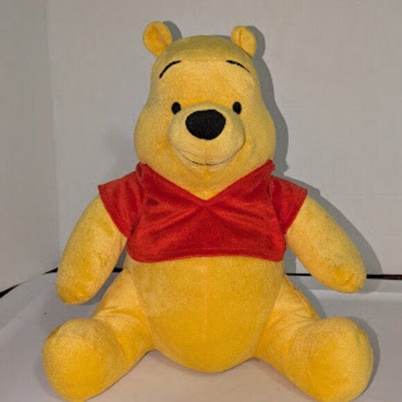 Winnie the Pooh Plush 12 inch Pooh Bear Stuffed Animal Disney EUC - Picture 1 of 6